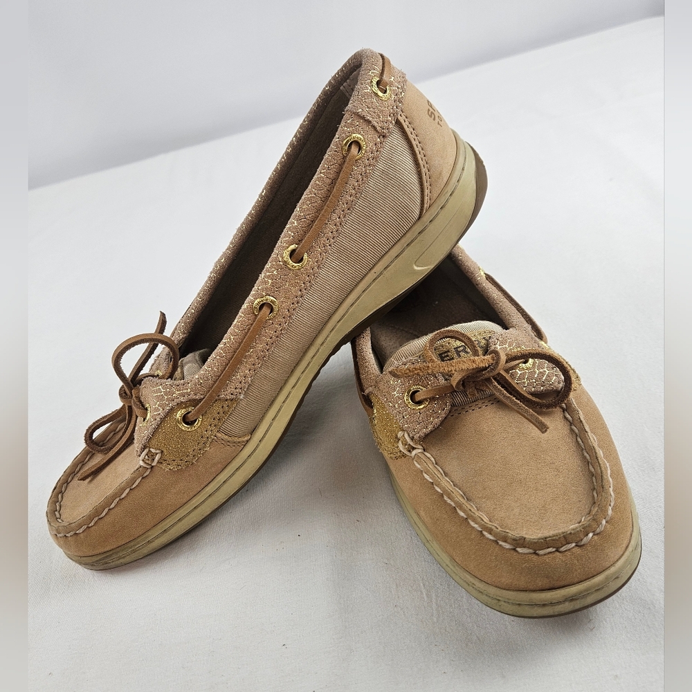 Sperry Top-Slider Women's Size 8M Tan Boat Shoes